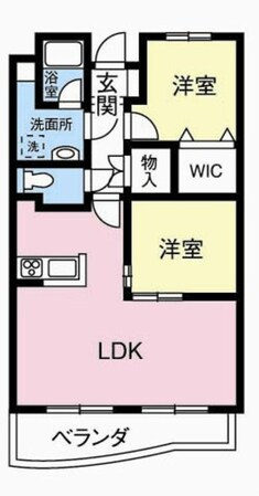 ヒルズウエストパークの物件間取画像